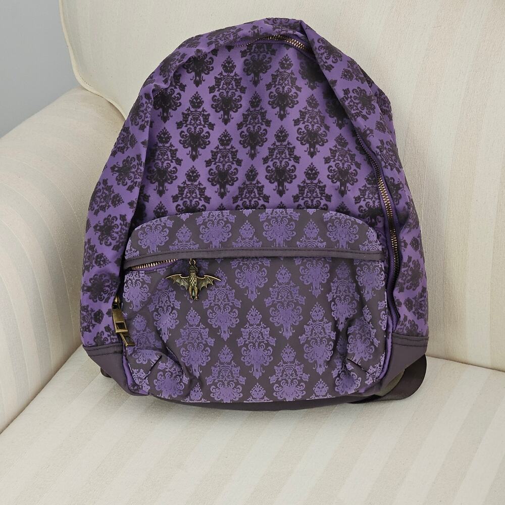 Disney Parks Haunted Mansion Wallpaper Backpack NWT